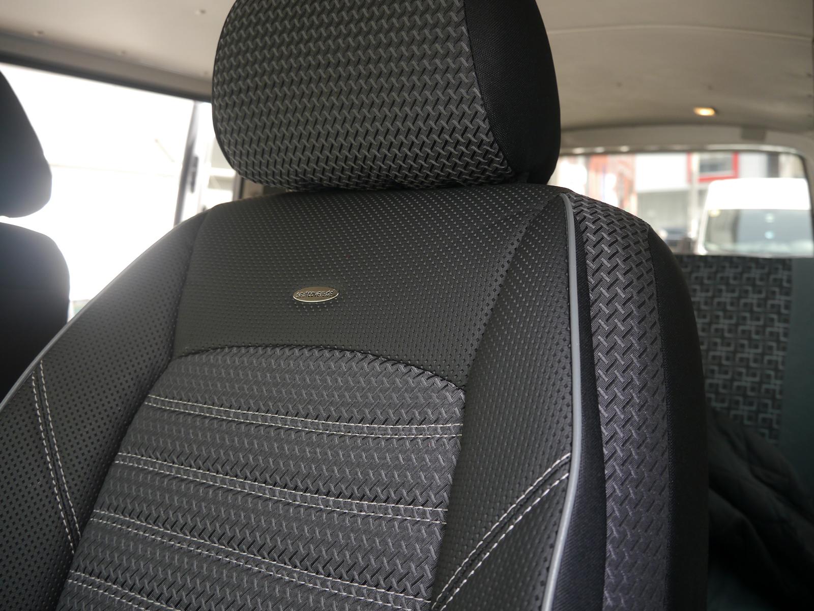 Sitzbezüge Schonbezüge Bezüge VW T5 T6 Transporter Kasten für zwei  Einzelsitze
